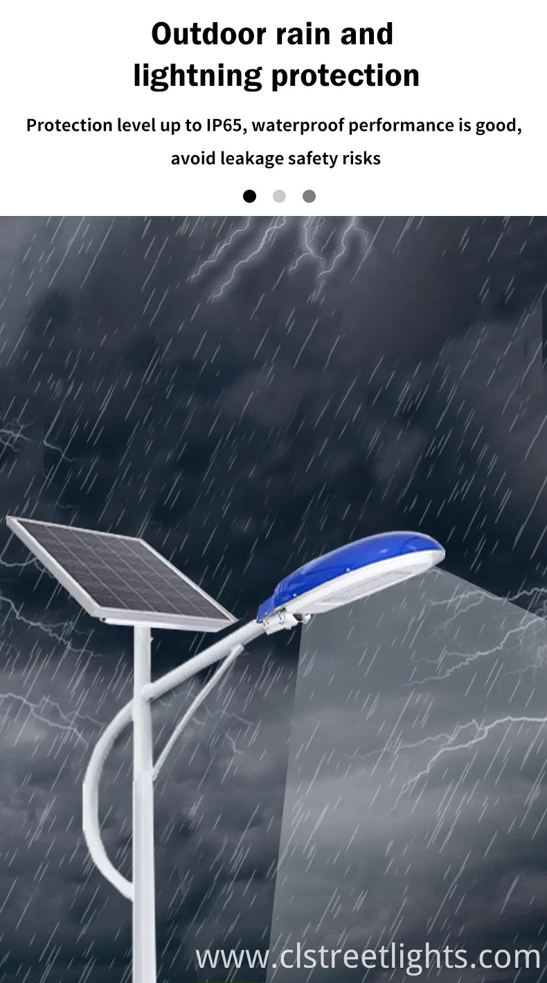 IP65 200W Integrated All in Two Solar Panel LED Street Light